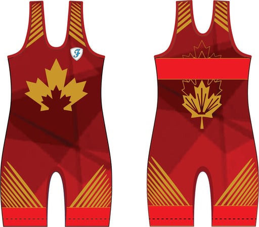 FreeStyle Competition Womens Red Wrestling Singlet