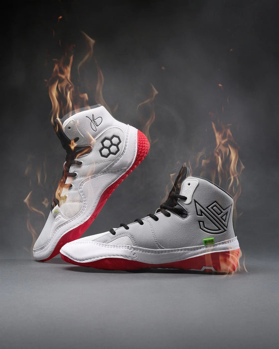 Rudis JB1 WHITE Wrestling Shoes