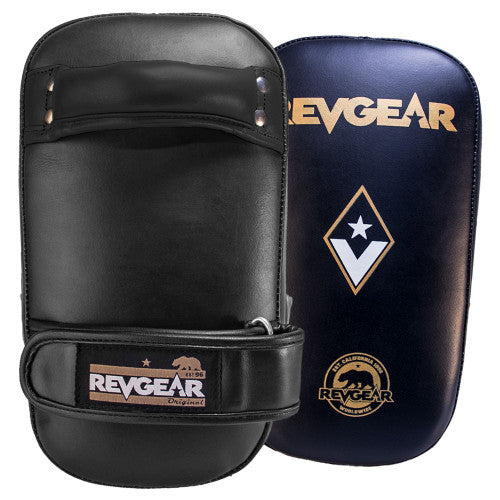 Revgear Mini T - Leather Light Weight Micro Thai Pads | for Traveling, Cornering and Training Kids