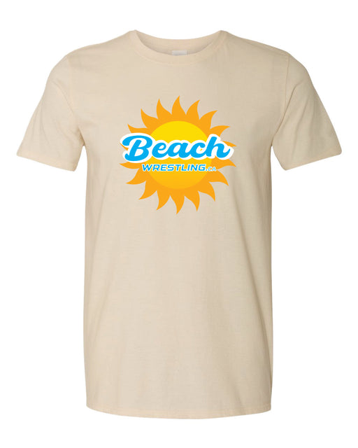 Beach Wrestling Tee Adult Mens SAND