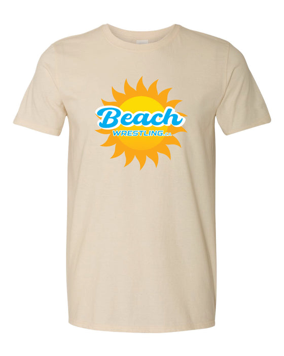 Beach Wrestling Tee Adult Mens SAND