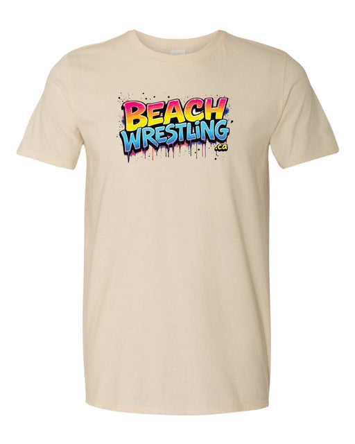 Beach Wrestling Tee Adult Mens SAND 2