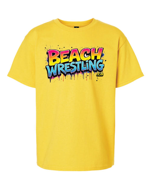Beach Wrestling Tee Adult Mens Sun 2
