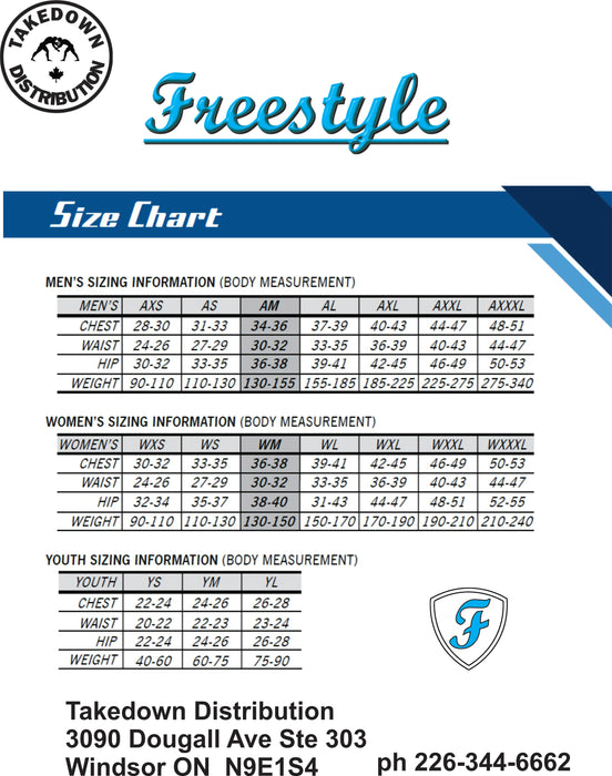 Freestyle Reversible Competition Mens Wrestling Singlet