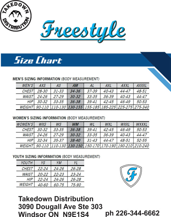 Freestyle Reversible Competition Womens Wrestling Singlet