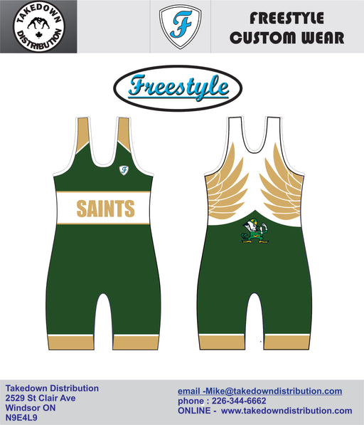 ST Pats Saints Wrestling Singlet- Mens - Womens
