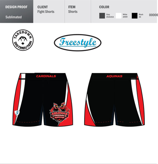 Cardinals  Custom Sublimated Shorts