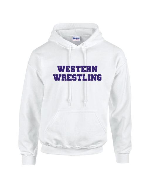 Western Wrestling Hoodie White