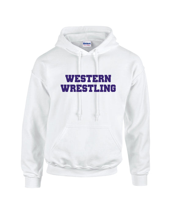 Western Wrestling Hoodie White
