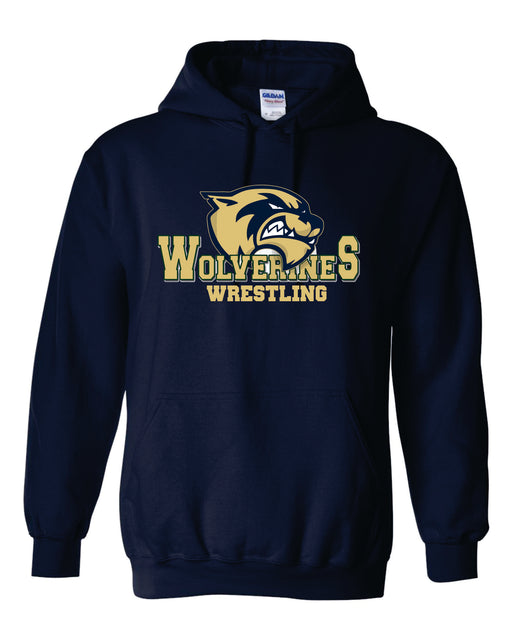 Wolverines  Hoodie Navy Adult and Youth