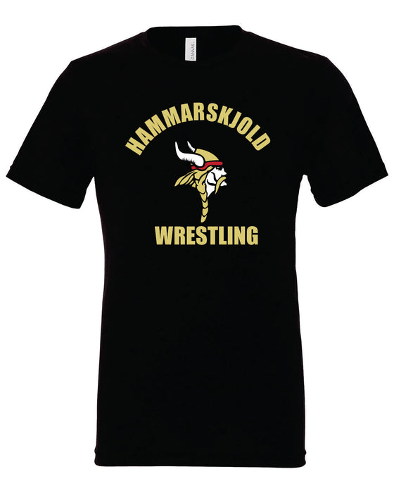Hammarskjold Wrestling Club Cotton Tee Youth and Adult black