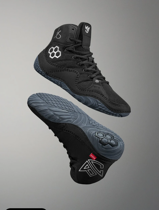 Rudis JB1 Black Metal Wrestling Shoes