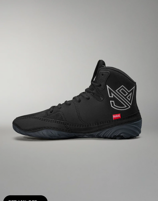 Rudis JB1 Black Metal Wrestling Shoes