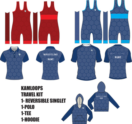 Kamloops Wrestling Club Youth -Men's - Womens Travel Kit Combo