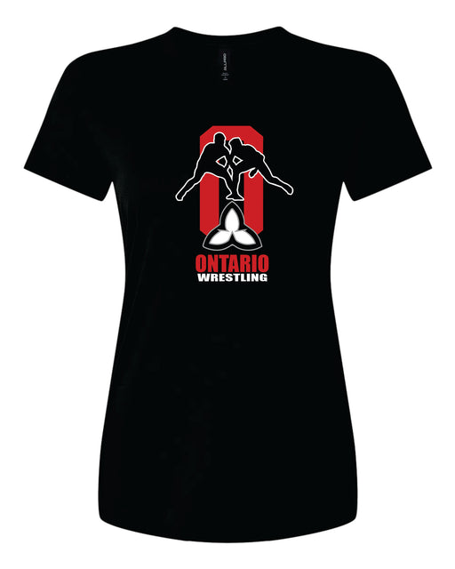 OAWA Soft Style Adult Tee Womens Cut Black