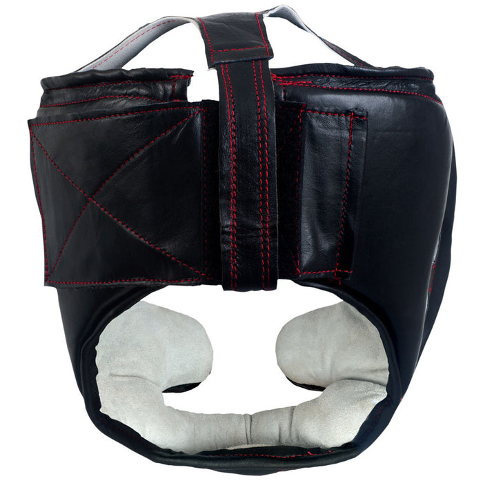 Revgear Leather Headgear with Cheek and Chin Protection