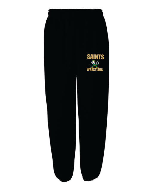 St Pats Saints Pants Elastic Bottom Black