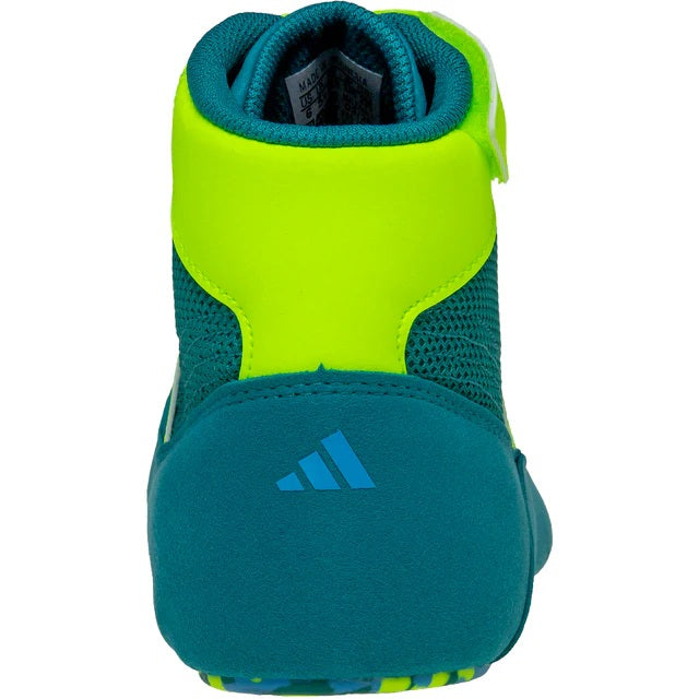 Adidas Wrestling Youth HVC Teal -SolarGreen -Cyan