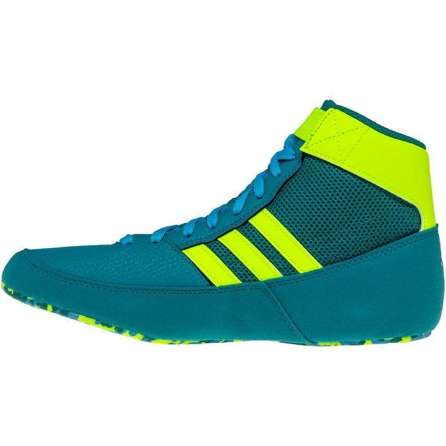Adidas Wrestling Youth HVC Teal -SolarGreen -Cyan