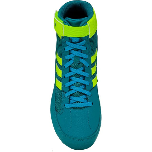 Adidas Wrestling Youth HVC Teal -SolarGreen -Cyan