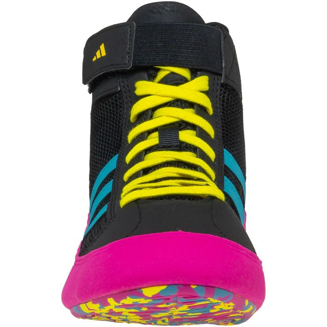 Adidas Wrestling Youth HVC Teal -Black-Cyan Pink