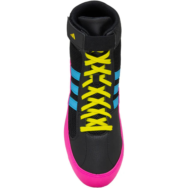 Adidas Wrestling Youth HVC Teal -Black-Cyan Pink