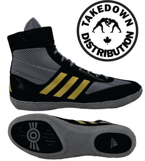 Adidas Shoe Wrestling Combat Speed Gray-Gold — Takedown Distribution