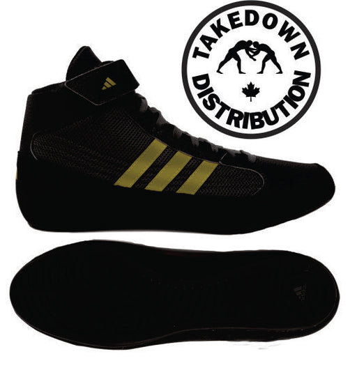 Adidas Chaussure Wrestling HVC Enfants Jeunes Noir-Or