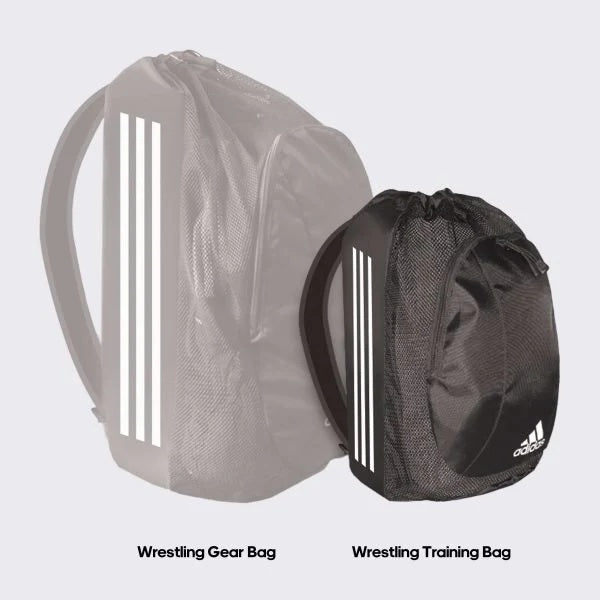 Adidas Gym SMALL Bag Wrestling Black and White