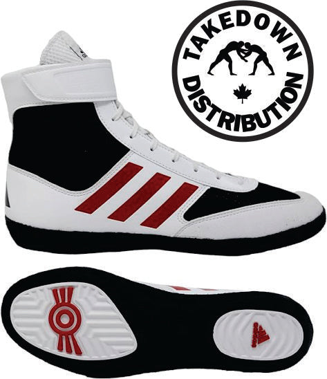 Adidas Shoe Wrestling Combat Speed 5 White Black Red