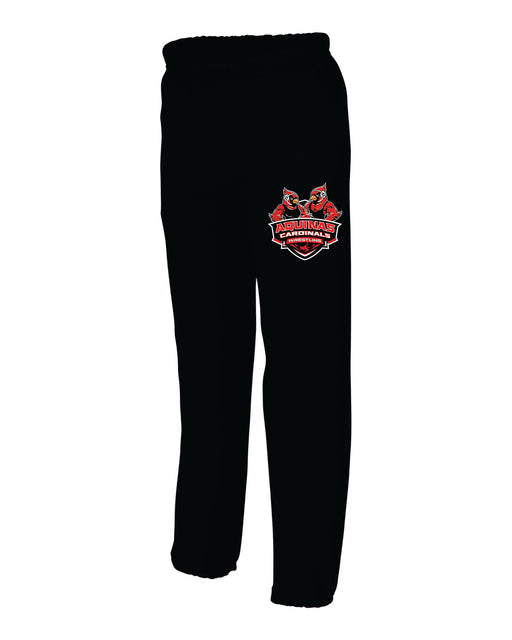 Cardinals Wrestling Pants Elastic Bottom Black