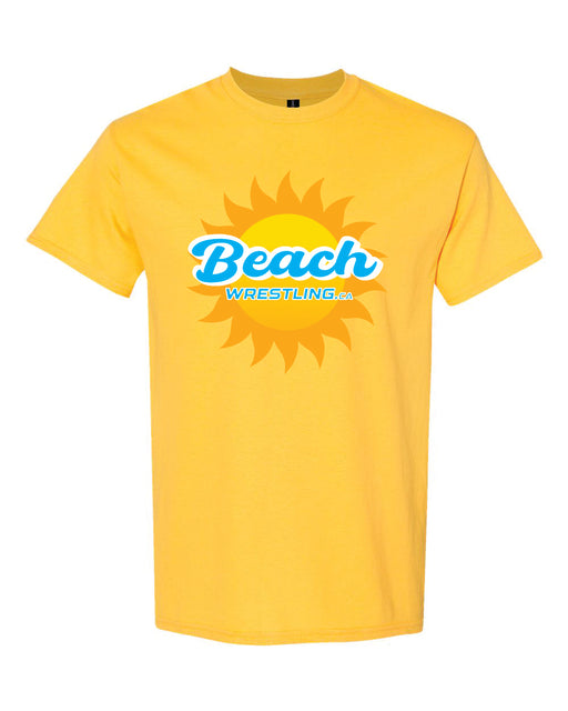 Beach Wrestling Tee Adult Mens Sun