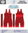 FreeStyle The GEO Competition YOUTH UNISEX RED Wrestling Singlet