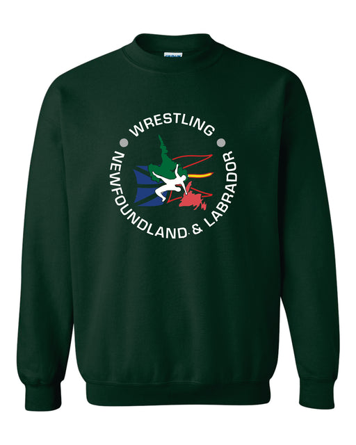 NEWFOUNDLAND Wrestling Crew Sweater FOREST