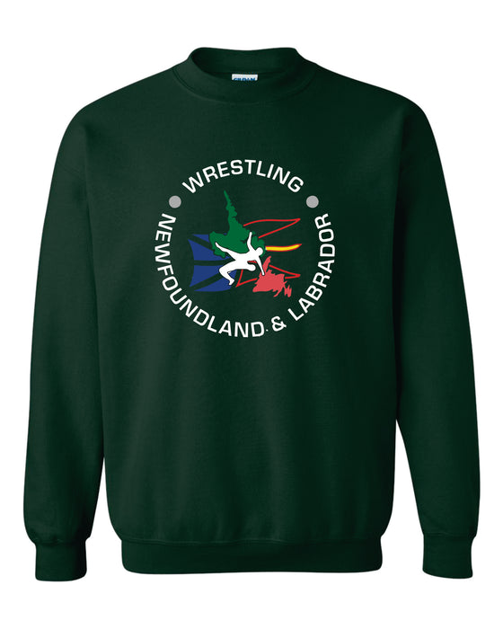NEWFOUNDLAND Wrestling Crew Sweater FOREST