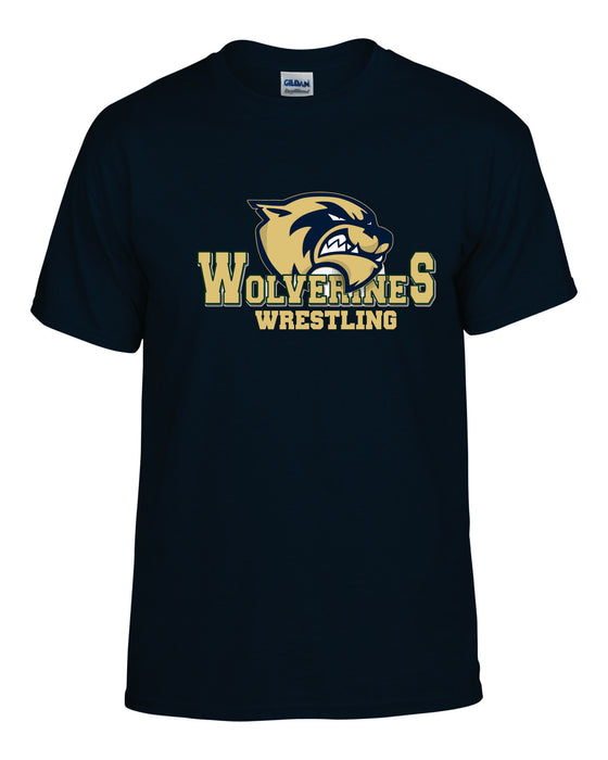 Wolverines Wrestling Club Cotton Tee Youth and Adult