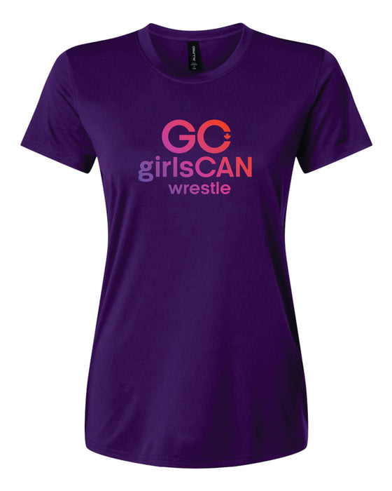GirlsCan Wrestle Performance Tee