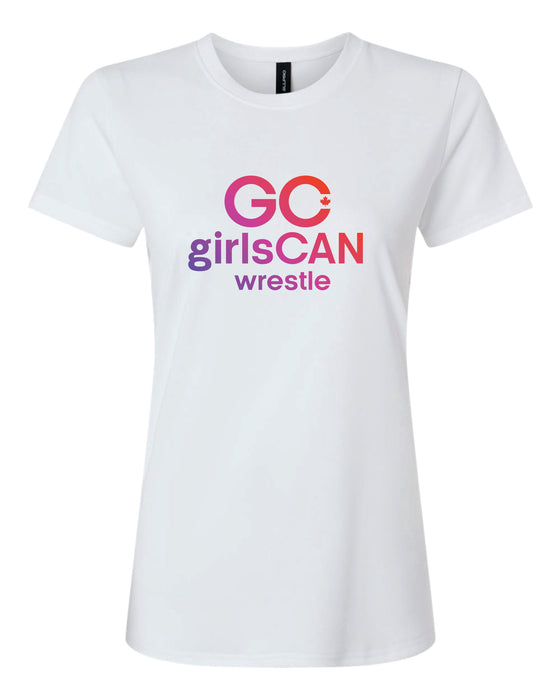 GirlsCan Wrestle Performance Tee