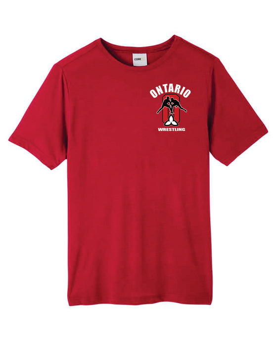 OAWA Performance  Adult Tee Mens Red - Takedown Distribution 