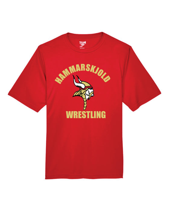Hammarskjold Wrestling Club Cotton Tee Youth and Adult red