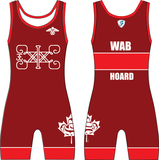 Wabanaki Wrestling Team Singlet Red
