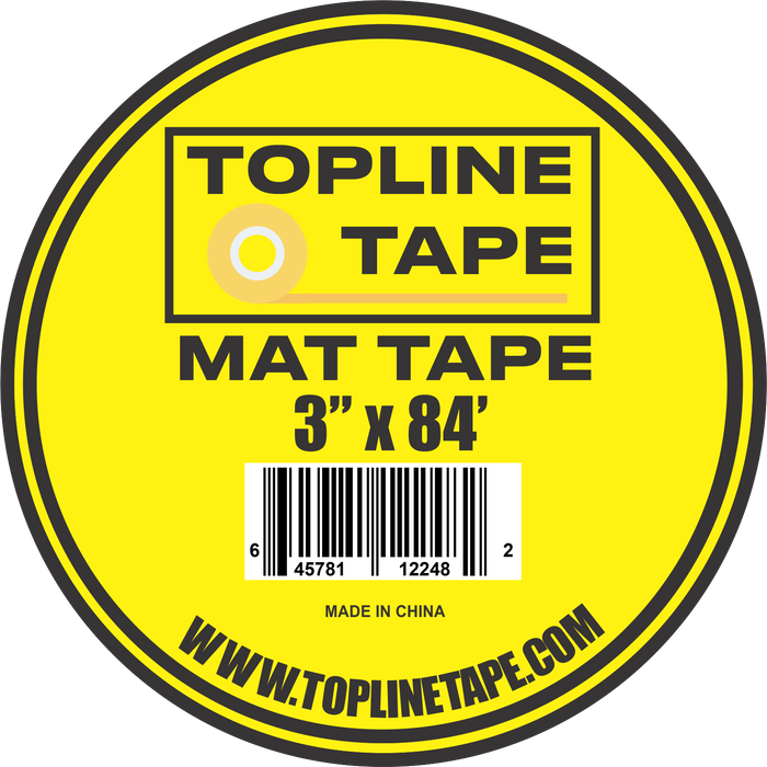 Topline PVC Wrestling Mat Tape -Curling Tape  3 inch