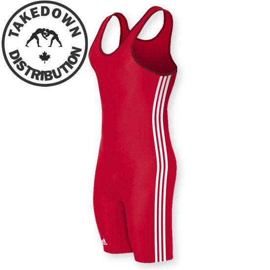 Adidas Singlet Mens Singlet Red-White — Takedown Distribution