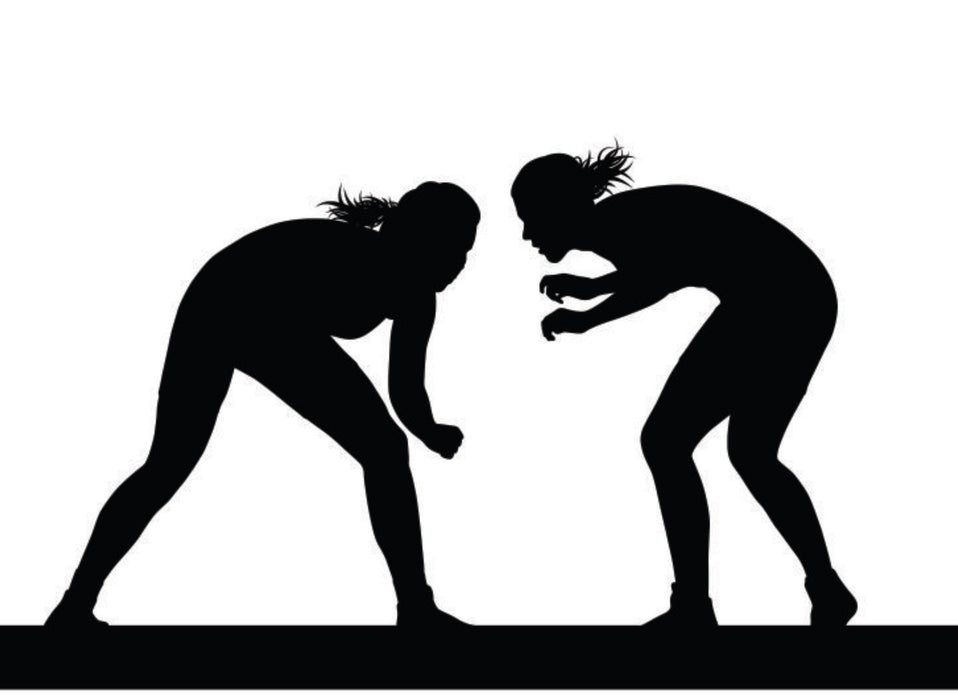 Takedown Tee  EKG   Female Wrestlers - Takedown Distribution 