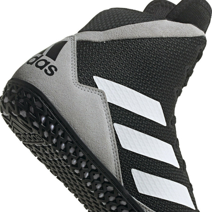 adidas Mat Wizard Men's Wrestling Shoes, Royal/White/Grey, Size 7