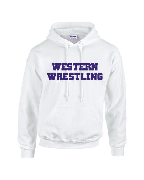 Western Wrestling Hoodie White
