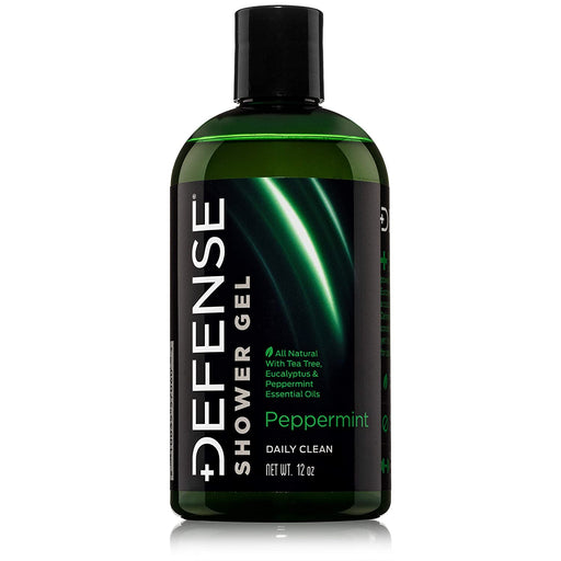 Defense Soap Shower Gel Peppermint Scented 12 Ounce