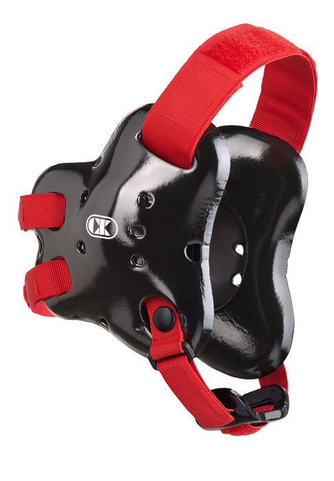 Cliff Keen EF66 Fusion Headgear Black-Scarlet - Takedown Distribution 